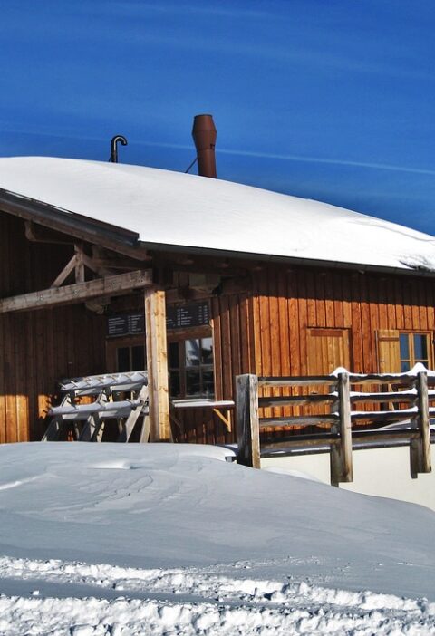 Skihütte in Österreich